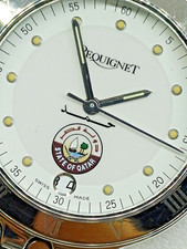 RARE SPECIAL EDITION PEQUIGNET COLLECTIBLE WATCH HAMAD KING OF QATAR STATE حمد