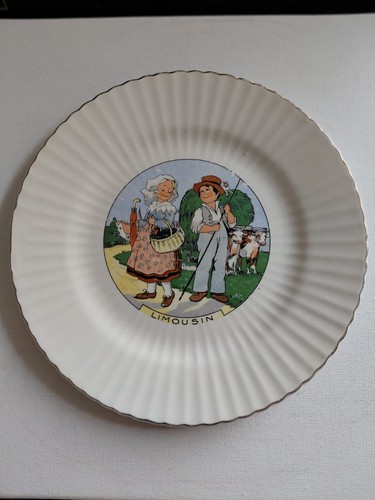 Assiette digoin sarreguemines - assiette,