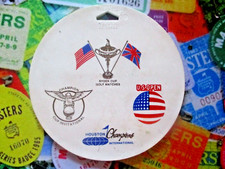 vtg PGA Bag Tag - CHAMPIONS GOLF CLUB gc - Jimmy Demaret - Houston TX - Tag 1