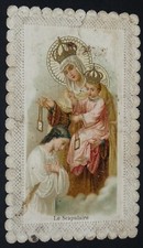 IMAGE PIEUSE XIXe SCAPULAIRE