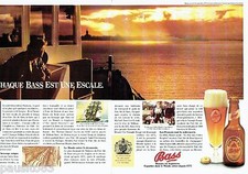 PUBLICITE ADVERTISING 126  1979   la bière  Bass Pale Ale  ( 2pages) *