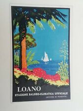 Loano Climate Balneo Station Genoa Riviera Advertising Postcard 