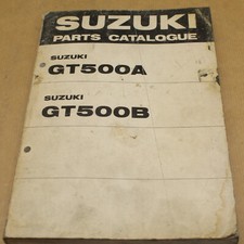 PARTS LIST SUZUKI GT 500 1977