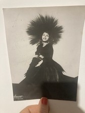 MISTINGUETT PHOTO ORIGINALE DEDICACE MUSIC HALL HARCOURT