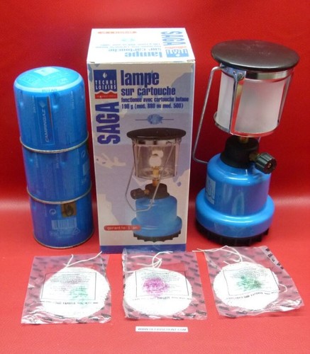 Lampe gaz 3 cartouches - lampe, +