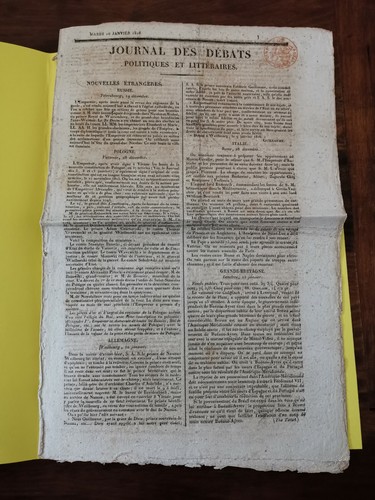 Vieux documents journal des - vieux, :