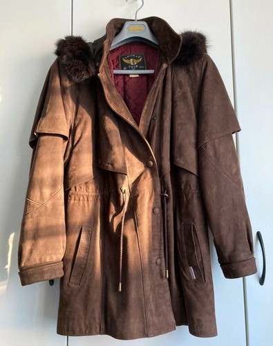 Manteau femme cuir marron - manteau,