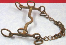 ancien mors à cheval de trait