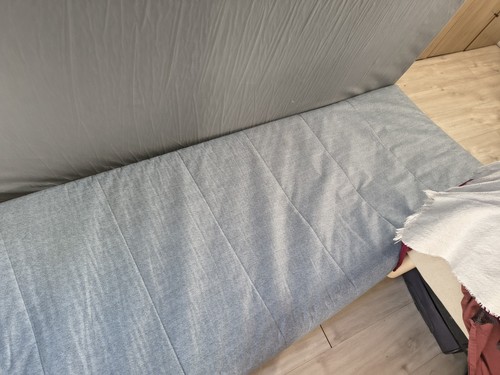 Ikea futon pliable gris - futon,