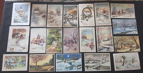Lot cartes postales - 20,