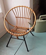 Vintage Bamboo Kids Armchair.