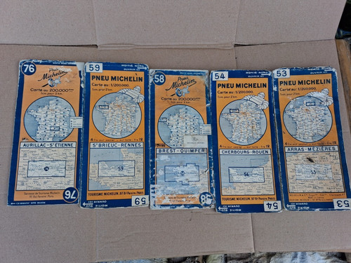 Lot cartes routieres michelin - lot,