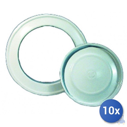 10x rosone laccato blanc - rosone,