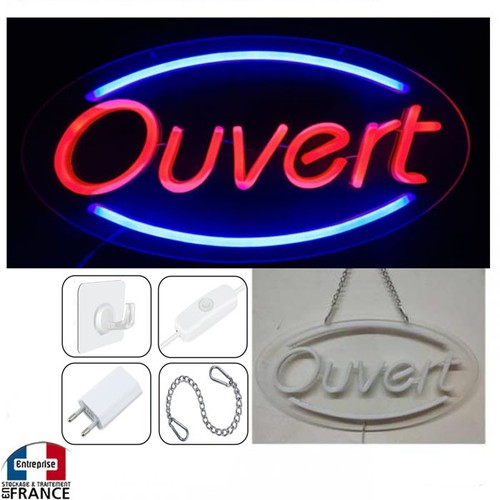 Panneau enseigne neon led - enseigne,