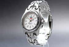 *Near MINT* TAG Heuer SEL Professional S99.006K White Dial Qz Men's Watch JAPAN