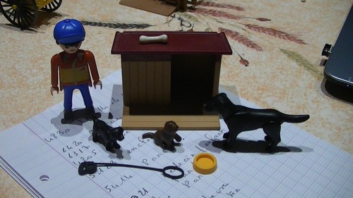 Playmobil 5125 chiens et - :,