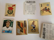 Panini UEFA Euro 88 European Championship 1988 Germany sticker number choose