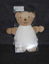 🍀Doudou Ours Blanc Bavoir
