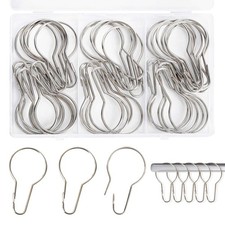 40 Pièces Anneaux de Rideau