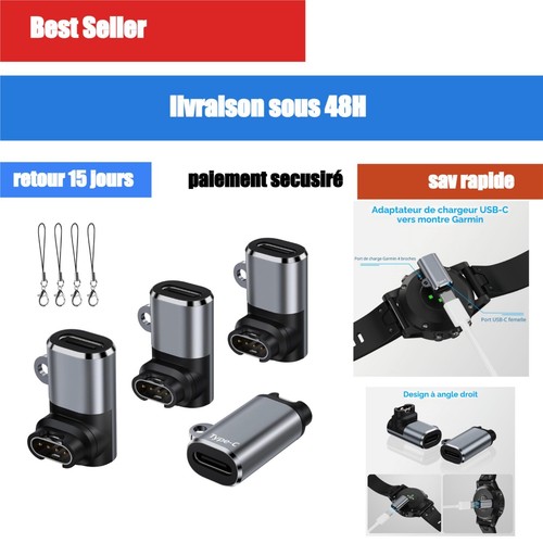 Chargeur usb garmin 4 - usb,