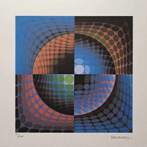 Signé victor vasarely - vasarely,