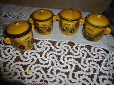 4 Pots à épices Vallauris