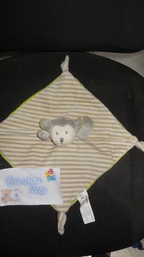 Doudou plat singe - doudou,
