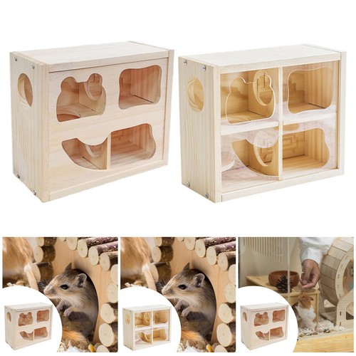 Maison bois pour hamster - en,