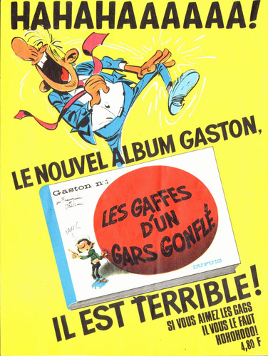 Pub album gaston - album, les