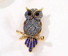 Broche Chouette, Hibou (4cm)