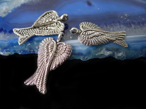 Pendentif aile ange - d'ange, 29x16mm