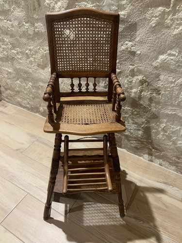 Chaise haute ancienne bretonne