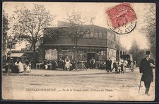 Old postcard Neuilly-sur-Seine, Ile de la Grande-Jatte, Château du Diable 1907 