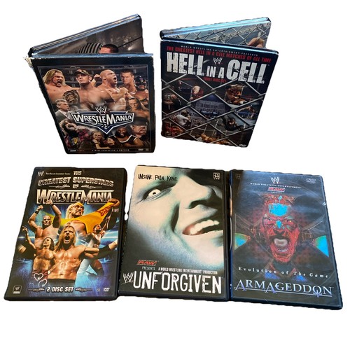 Lot wrestling dvds - lot, of