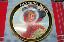 RARE old bistro bar tray OLYMPIA BEER advertising PAGANI LECCO Italy