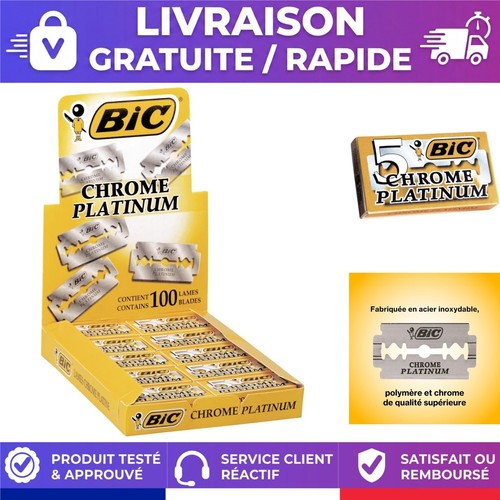 Bic chrome platinum 100 - platinum,