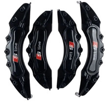 4x Cache étrier de frein noir