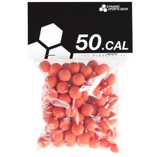 Cal. 50 Billes De Paintball / Gummigeschosse (100 Pièces) - ORANGE