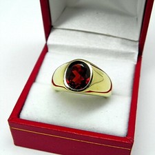 Naturel Gemme Grenat Avec