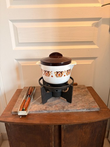 Ancien appareil fondue alcool - appareil,