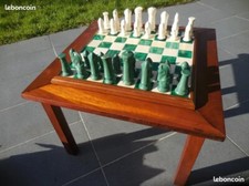 Table basse carré bois