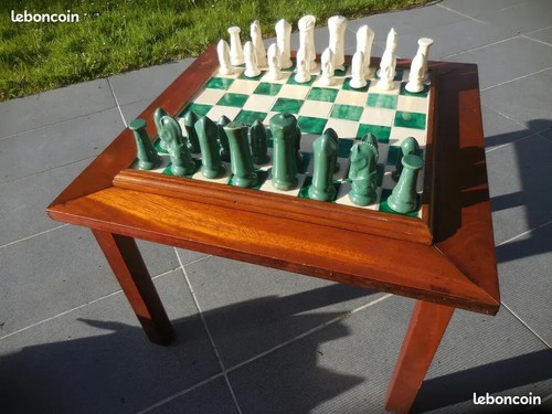 Table basse carré bois