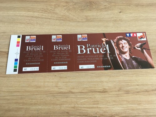 Patrick bruel ticket de - bruel,,