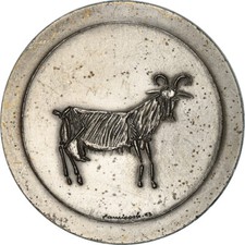 [#181370] France, Medal, Animalière, Chèvre, 1963, Auricoste, AU(55-58), Silvere