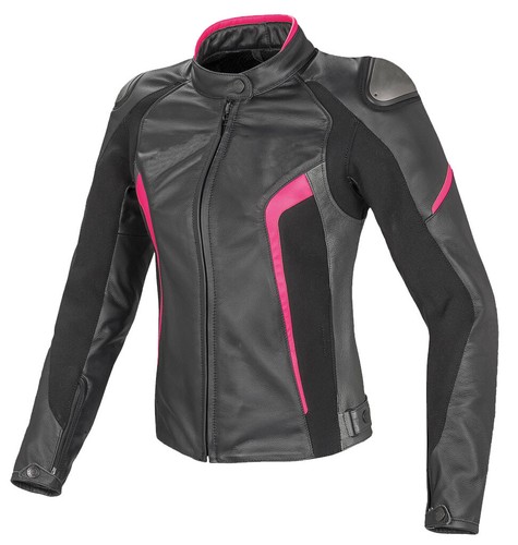 Dames veste cuir motard - dames, en