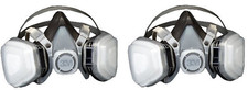3M 07193 Dual Cartridge Respirator Assembly Organic Vapor , Large (2 Pack)