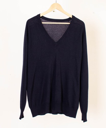 Pull 100 cachemire homme bleu - pull, 100%