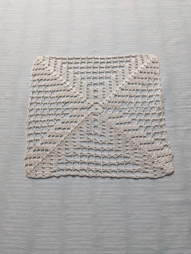 Napperon carré crochet - napperon,