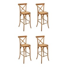 Lot de 4 Chaises de Bar en