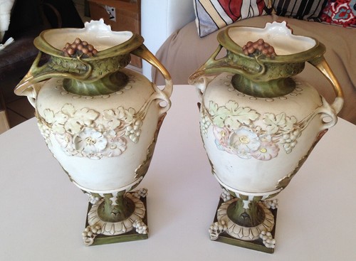 Superbe paire vases - paire, de